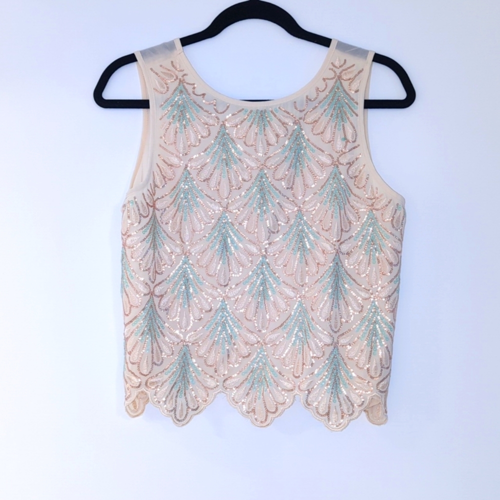 Lulu's sequin seashell tank - Picture 5 of 13